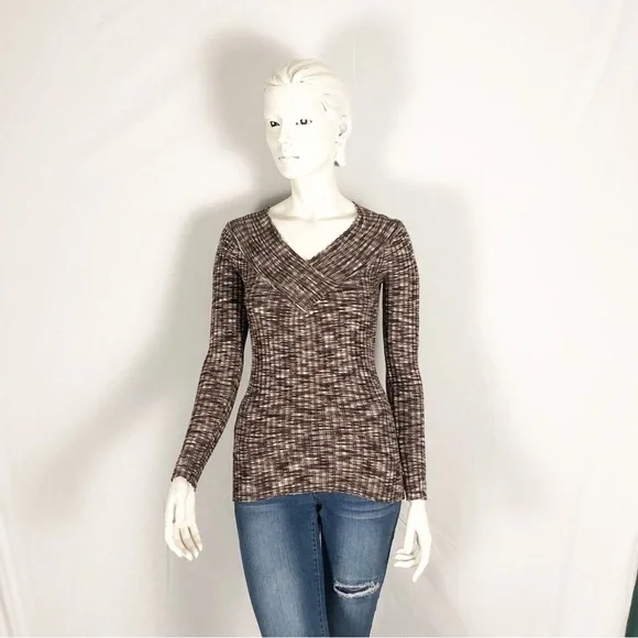 🤎 Love By Design Slim-Fit Brown Stretch Sweater | Size Medium🤎 - Picture 1 of 7